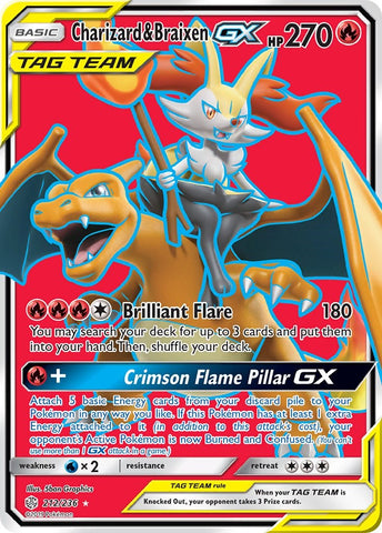 Charizard & Braixen GX (Full Art) [SM12 - 212/236]