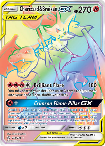 Charizard & Braixen GX (Secret) [SM12 - 251/236]