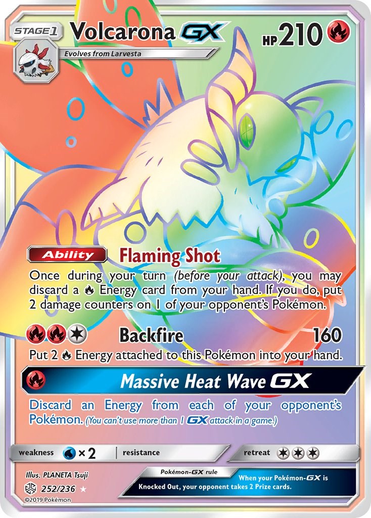 Volcarona GX Secret [SM12 - 252/236]