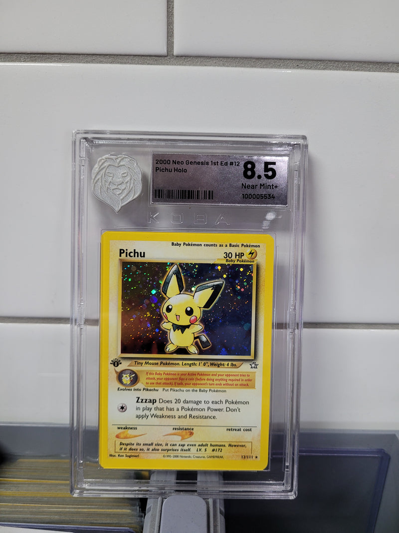 koba 8.5 - pichu neo genesis 1st edition