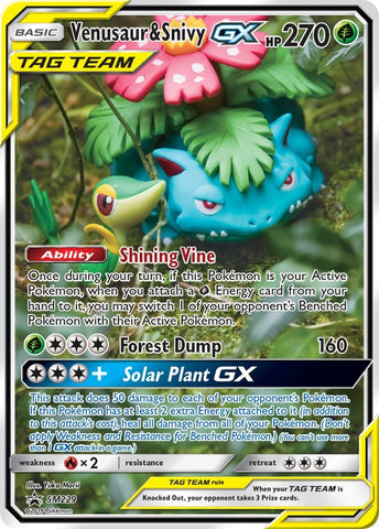 Venusaur & Snivy GX - SM229 [SMP - SM229]