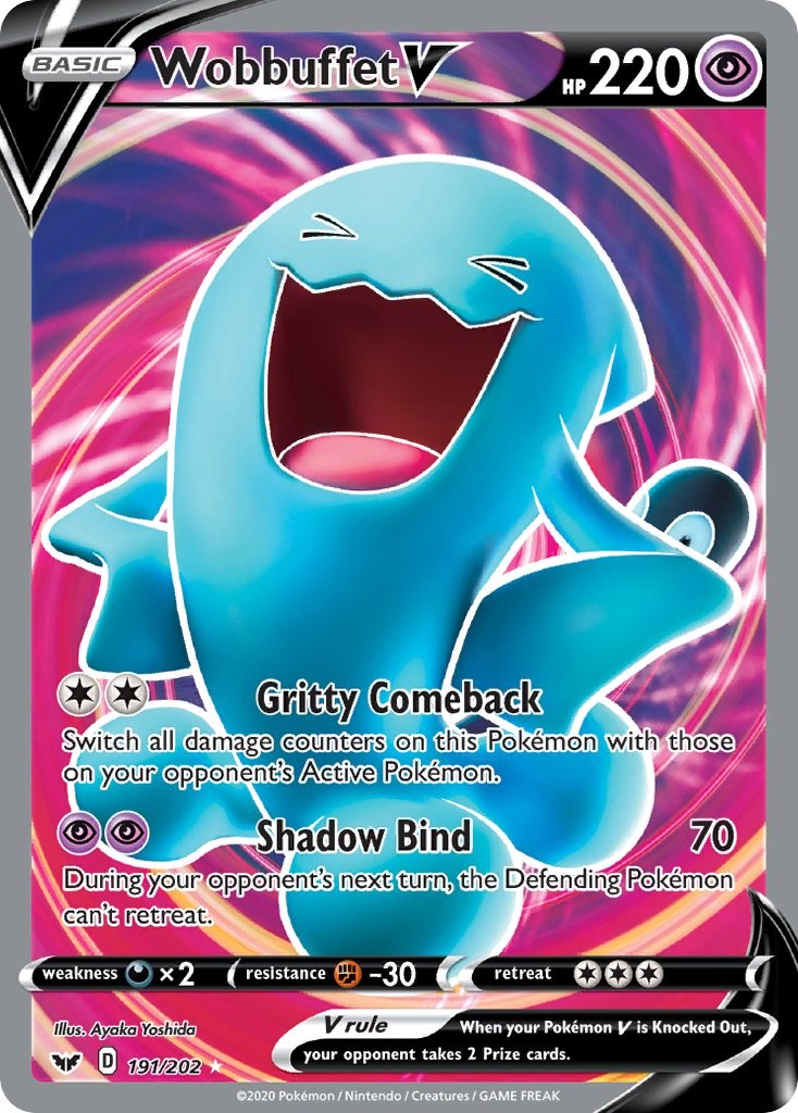 Wobbuffet V Full Art [SWSH01 - 191/202]