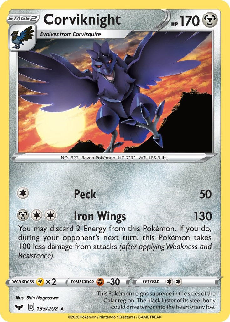 Corviknight [SWSH01 - 135/202]