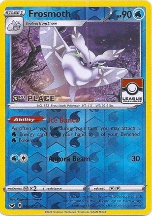Frosmoth 064/202  - Reverse Holofoil League & Championship Cards - Promo