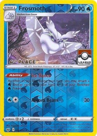 Frosmoth 064/202  - Reverse Holofoil League & Championship Cards - Promo