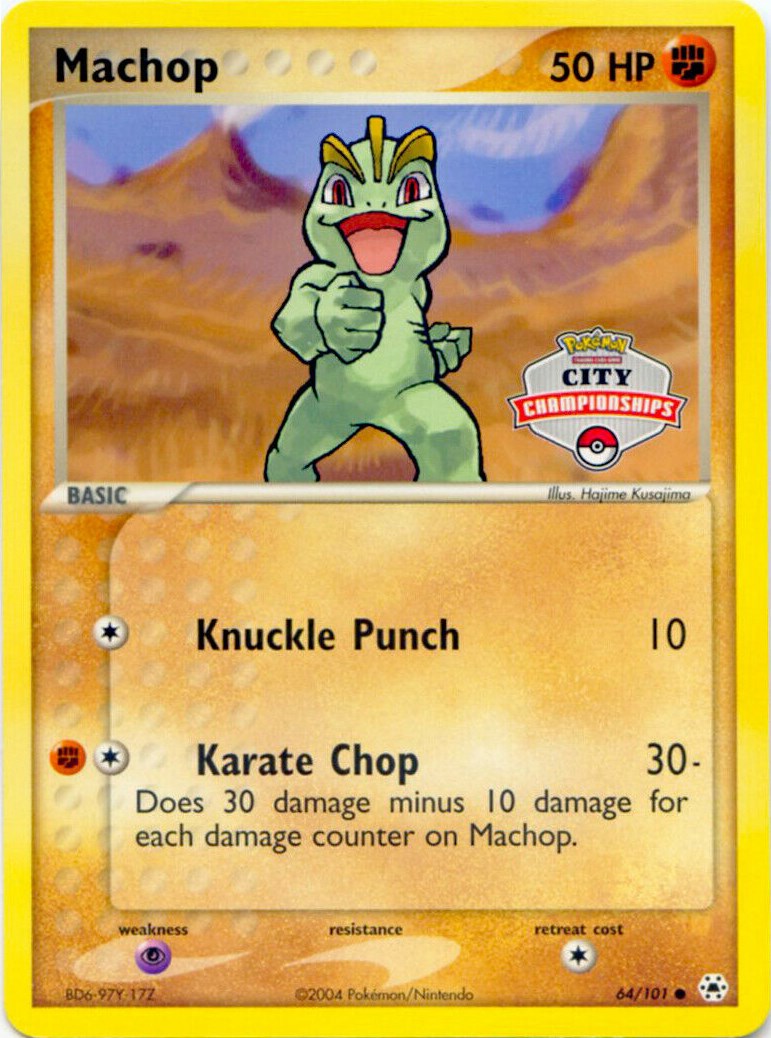 Machop - 64/100 (City Championships) [PR - 064/100]