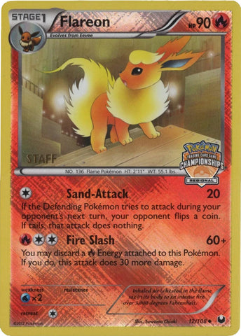 Flareon - 12/108 (Regional Championships) [PR - 012]