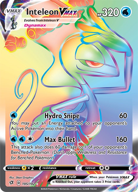 Inteleon VMAX (Secret) [SWSH02 - 195/192]