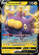 Pincurchin V 072/192  - Holofoil SWSH02 Rebel Clash - Ultra Rare