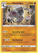 Galarian Runerigus 102/192  SWSH02 Rebel Clash - Rare