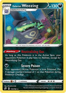 Galarian Weezing 113/192  - Holofoil SWSH02 Rebel Clash - Holo Rare