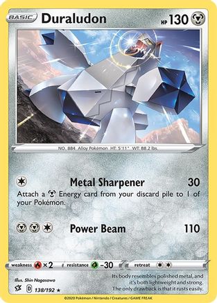 Duraludon 138/192 SWSH02 Rebel Clash - Holo Rare