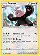 Bewear 150/192  - Reverse Holofoil SWSH02 Rebel Clash - Uncommon