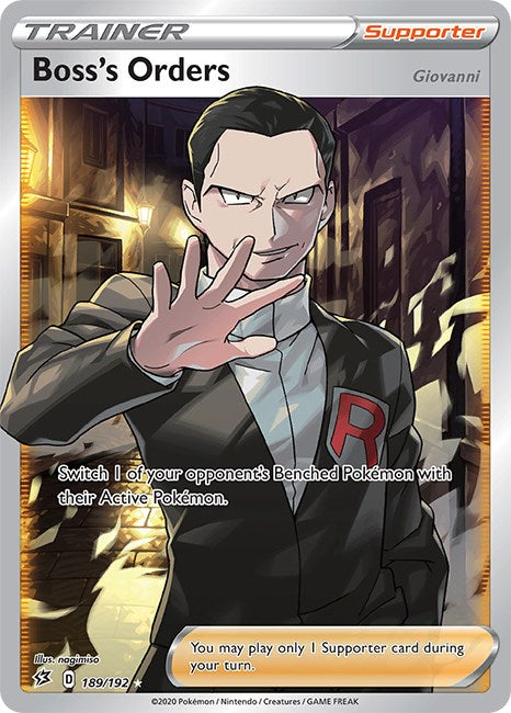 Boss's Orders (Full Art) [SWSH02 - 189/192]