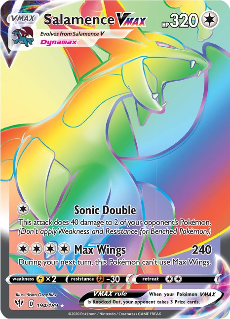 Salamence VMAX Secret [SWSH03 - 194/189]