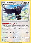 Corviknight 156/189 SWSH03 Darkness Ablaze - Holo Rare