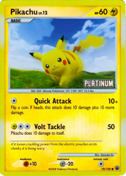 Pikachu Platinum [BKP - 070/100]