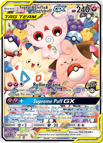 Togepi & Cleffa & Igglybuff GX - 143a/236