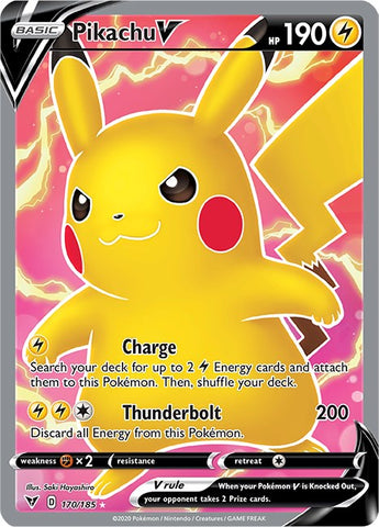 Pikachu V (Full Art) [SWSH04 - 170/185]