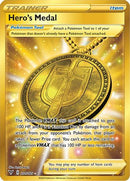 Hero's Medal (Secret) 201/185  - Holofoil SWSH04 Vivid Voltage - Secret Rare