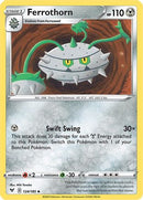 Ferrothorn 124/185  - Reverse Holofoil SWSH04 Vivid Voltage - Uncommon