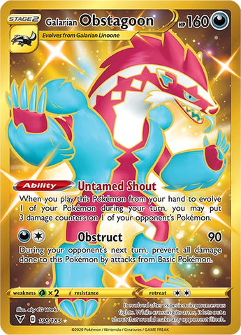 Galarian Obstagoon (Secret) [SWSH04 - 198/185]