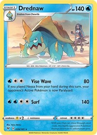 Drednaw - 39/185 (Cracked Ice Holo) [PR - 039/185]
