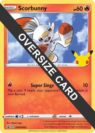Scorbunny SWSH002  First Partner Pack - Promo