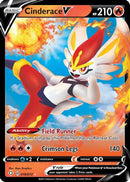 Cinderace V 018/072  - Holofoil Shining Fates - Ultra Rare