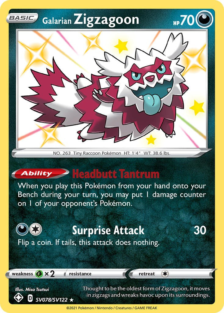 Galarian Zigzagoon [SHFSV - 122]