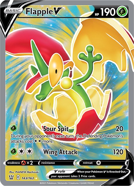 Flapple V (Full Art) [SWSH05 - 143/163]