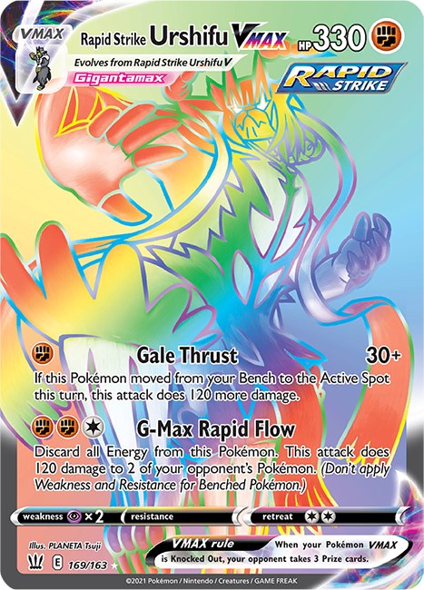 Rapid Strike Urshifu VMAX (Secret) [SWSH05 - 169/163]