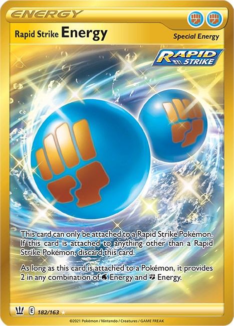 Rapid Strike Energy Secret [SWSH05 - 182/163]