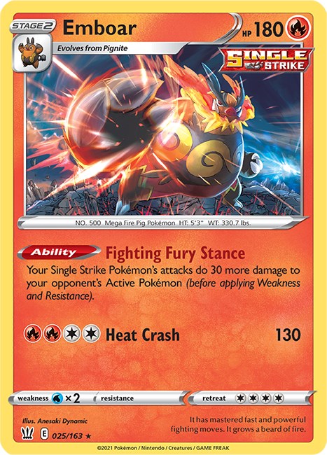 Emboar [SWSH05 - 025/163]