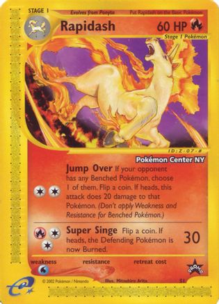 Rapidash [Pokemon Center NY] 051  WoTC Promo - Promo
