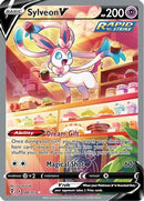 Sylveon V (Alternate Full Art) 184/203  - Holofoil SWSH07 Evolving Skies - Ultra Rare