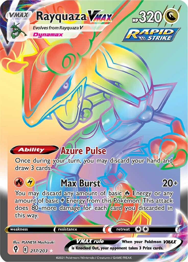 Rayquaza VMAX (Secret) [SWSH07 - 217/203]