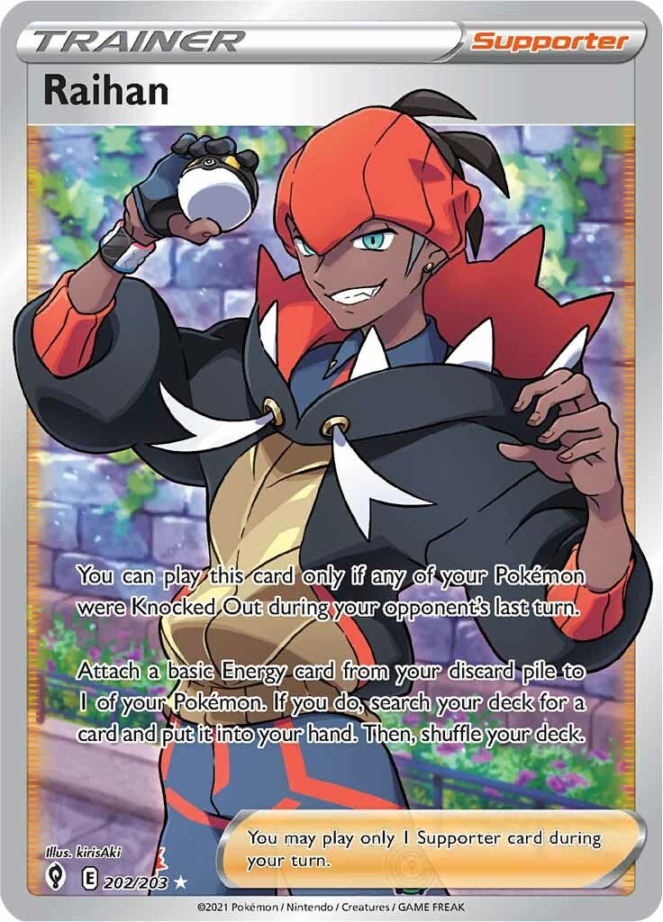 Raihan (Full Art) [SWSH07 - 202/203]