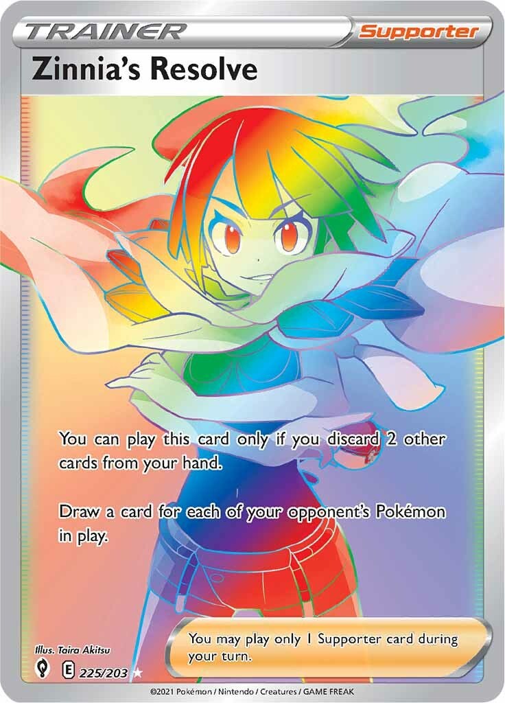 Zinnia's Resolve (Secret) [SWSH07 - 225/203]