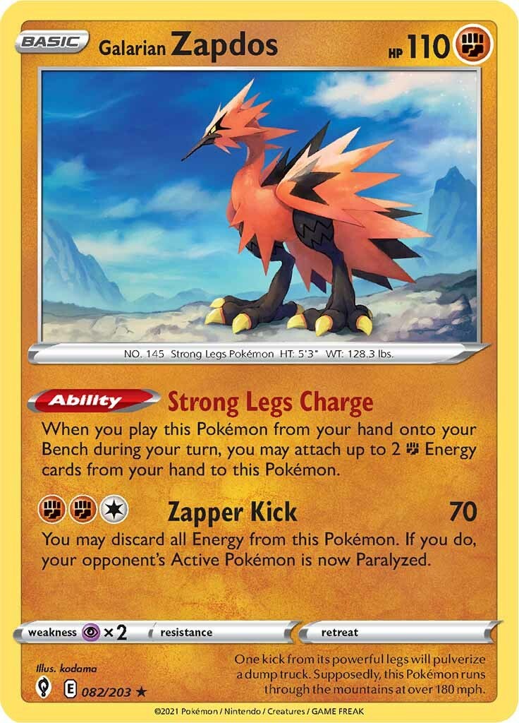 Galarian Zapdos [SWSH07 - 082/203]