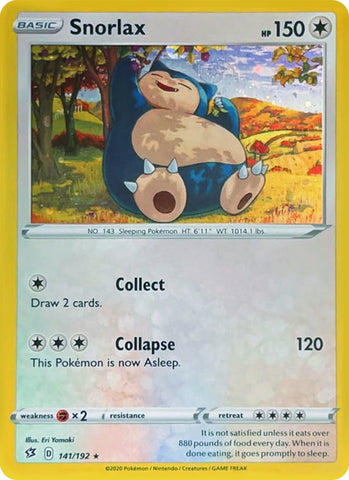 Snorlax - 141/192 (Cosmos Holo)