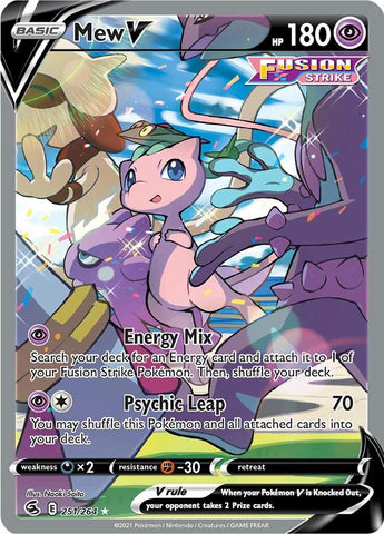 Mew V (Alternate Full Art) [SWSH08 - 251]