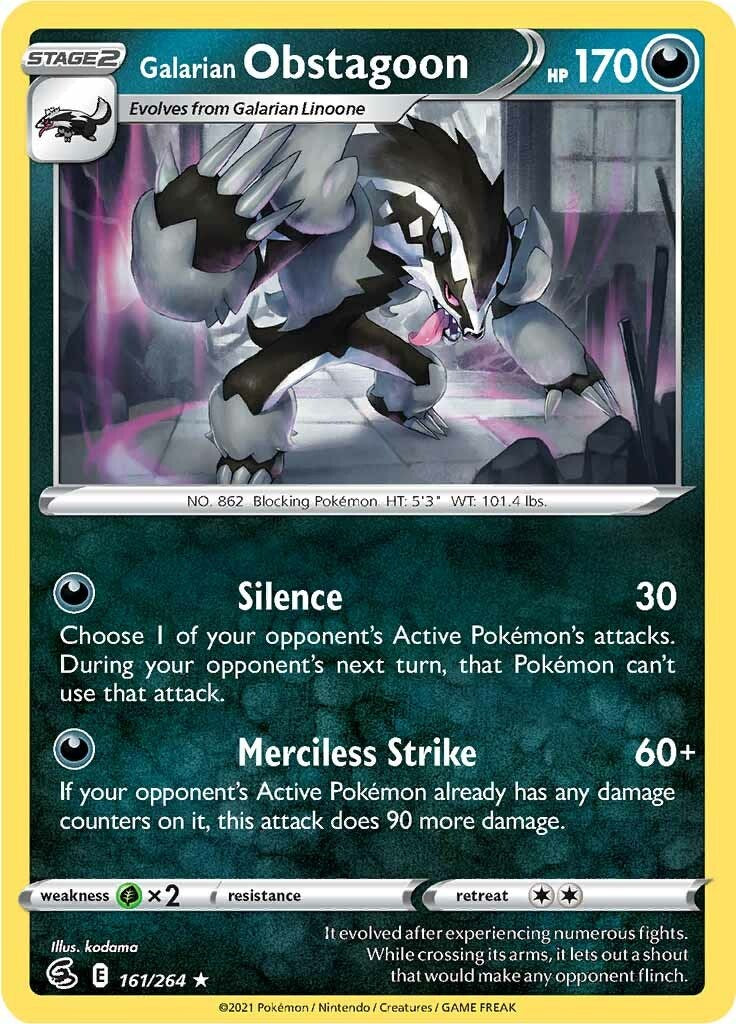 Galarian Obstagoon [SWSH08 - 161/264]