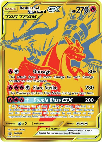 Reshiram & Charizard GX - SM247 [SMP - 247]