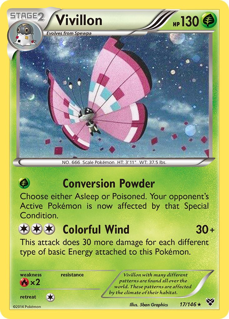 Vivillon Cosmos Holo [BLE - 017/146]