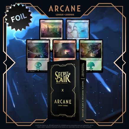 Secret Lair Drop: Secret Lair x Arcane: Lands - Traditional Foil Edition