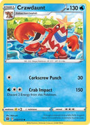 Crawdaunt 033/172  - Reverse Holofoil SWSH09 Brilliant Stars - Uncommon