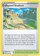 Collapsed Stadium 137/172  - Reverse Holofoil SWSH09 Brilliant Stars - Uncommon