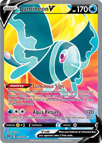 Lumineon V (Full Art) [SWSH09 - 155/172]