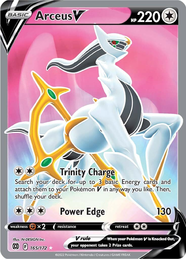 Arceus V (Full Art) [SWSH09 - 165]